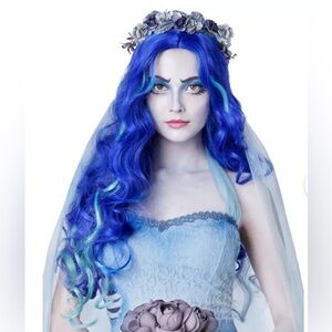 Blue and Purple Wig